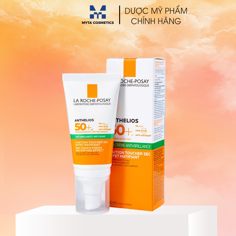 Kem chống nắng La roche posay vạch xanh La Roche-Posay Anthelios UV Mune 400 Oil Control Gel-Cream 50ml chính hãng